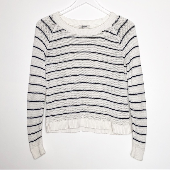 Madewell Sweaters - Madewell | Dockline Mariner Stripe Sweater XXS
